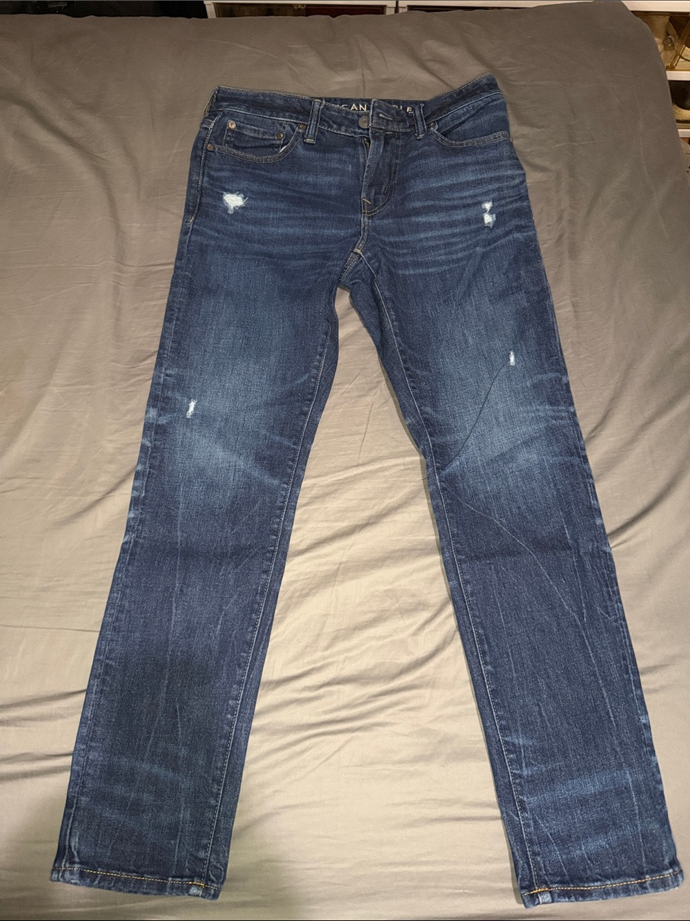 American Eagle Outfitters Men’s Dark Blue Skinny Jeans